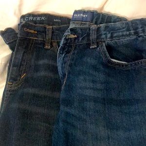 Boys adjustable slim jeans